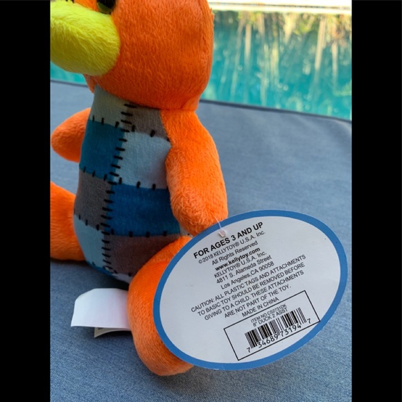 KellyToy 8" Orange Duck Stuffed Animal (Gift with Purchase) - Picture 8 of 9